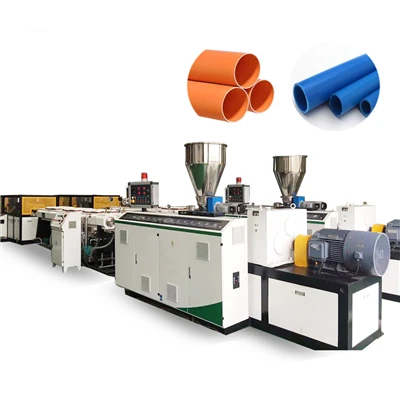 Línea de extrusión de doble tubo de PVC